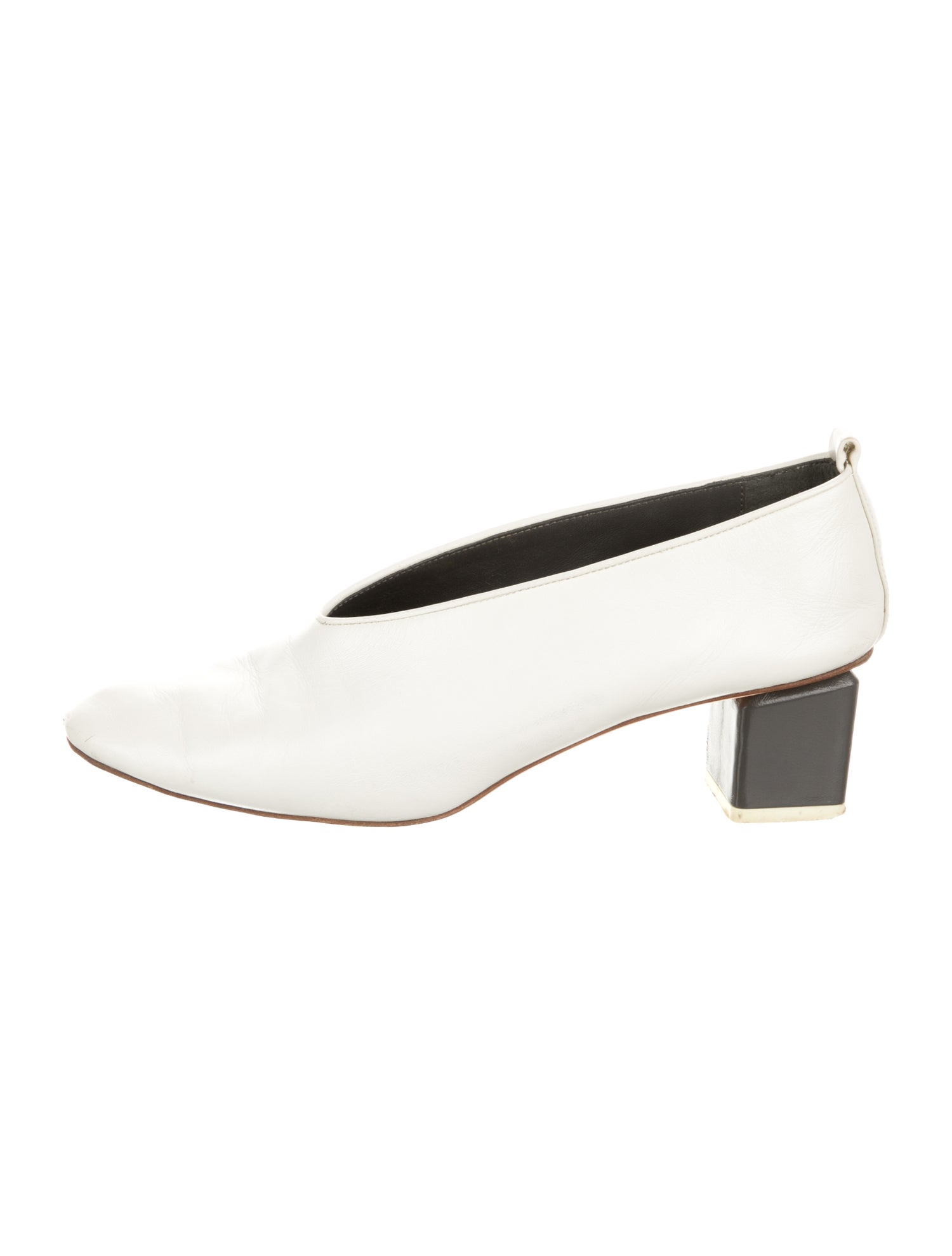 Gray Matters Leather Pumps