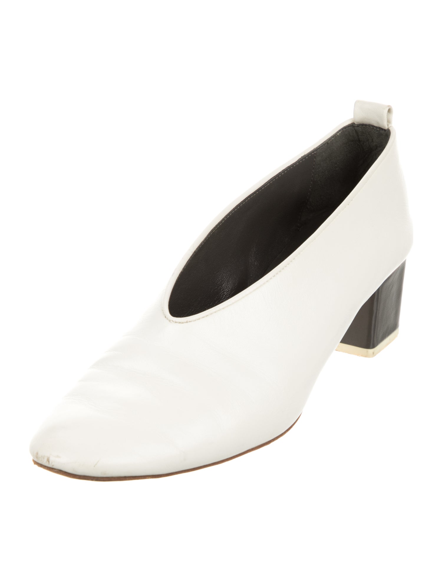 Gray Matters Leather Pumps