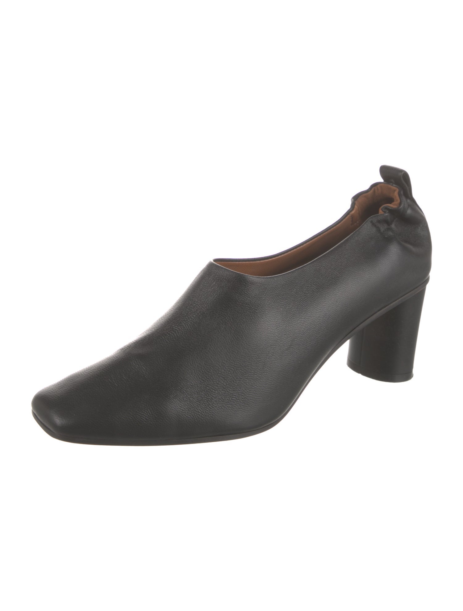 Gray Matters Leather Pumps