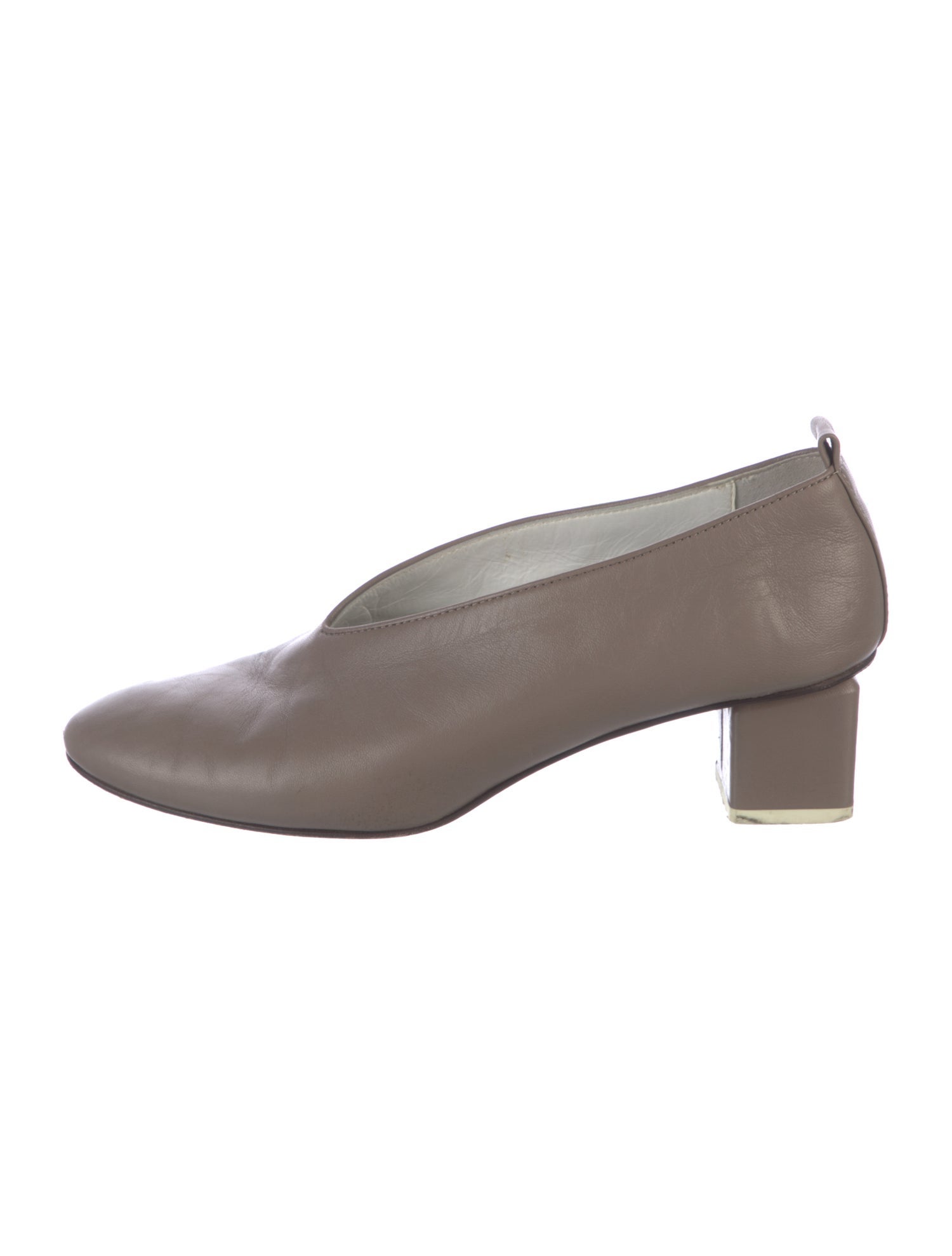 Gray Matters Leather Pumps