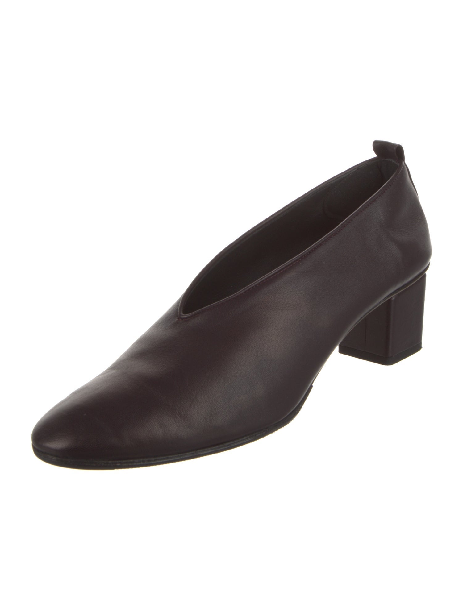 Gray Matters Leather Pumps