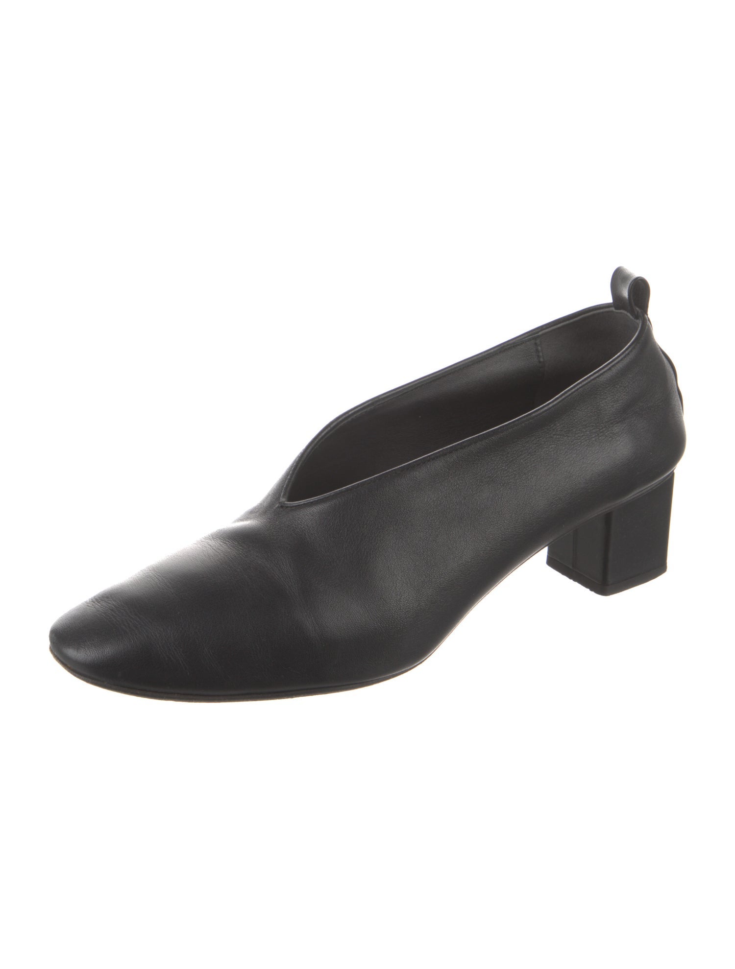 Gray Matters Leather Pumps