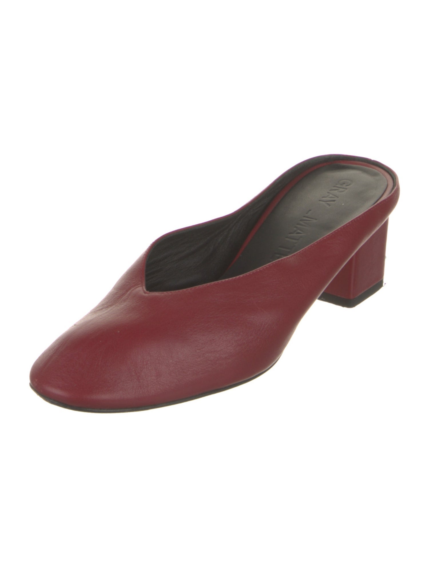 Gray Matters Leather Mules