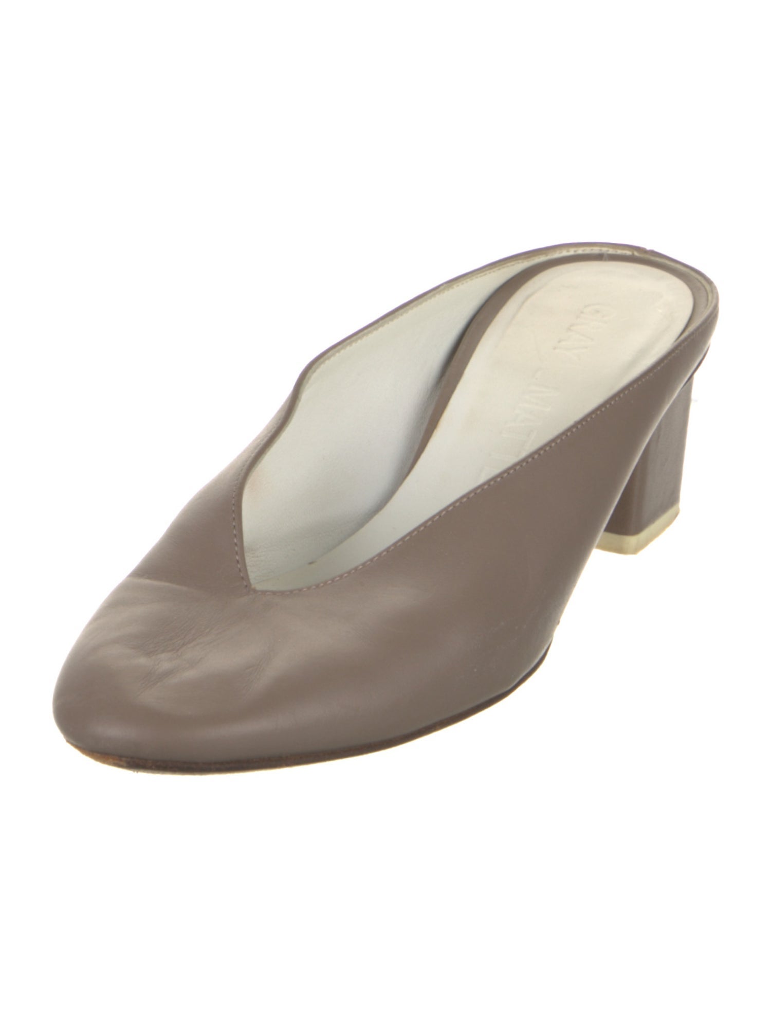 Gray Matters Leather Mules