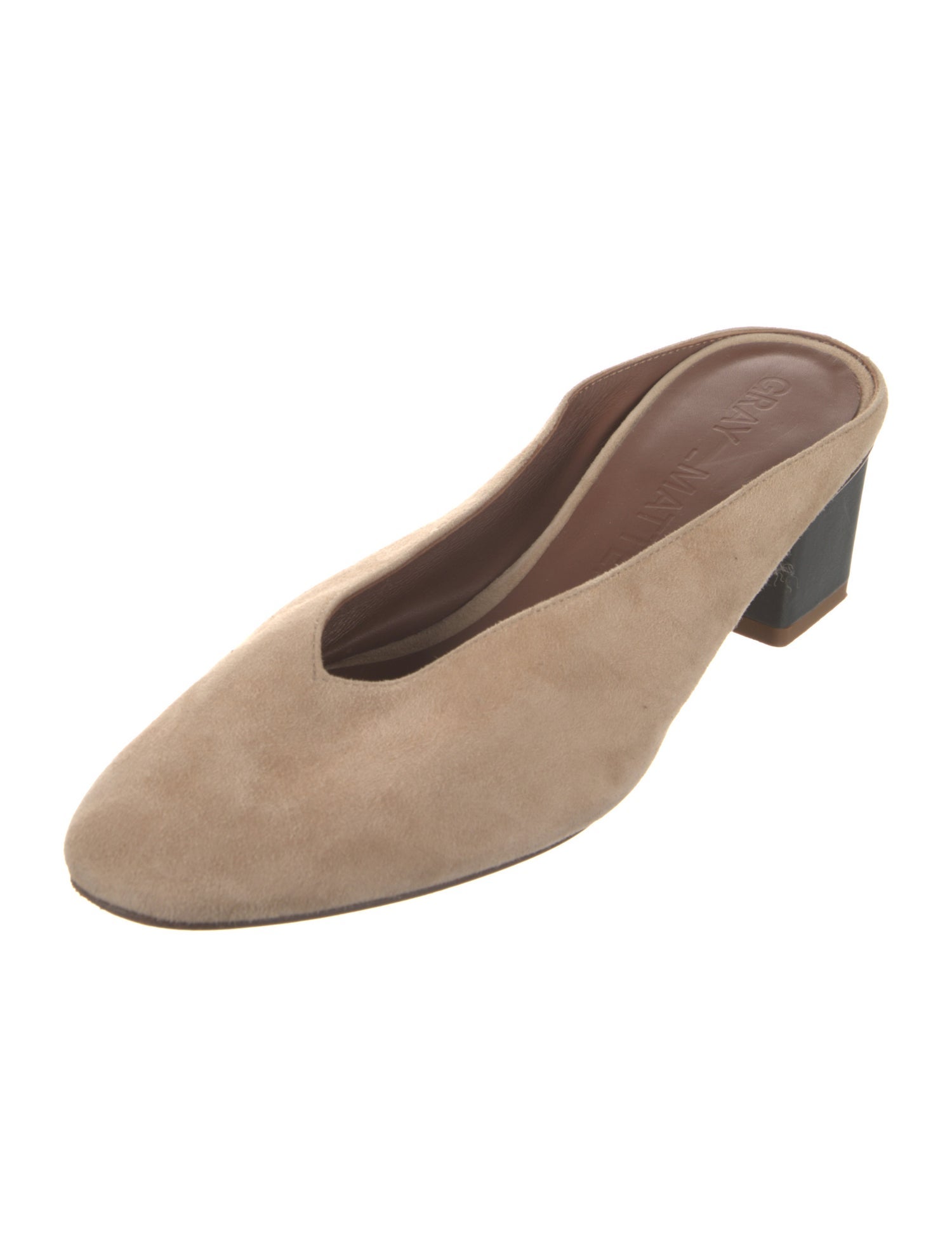 Gray Matters Suede Mules
