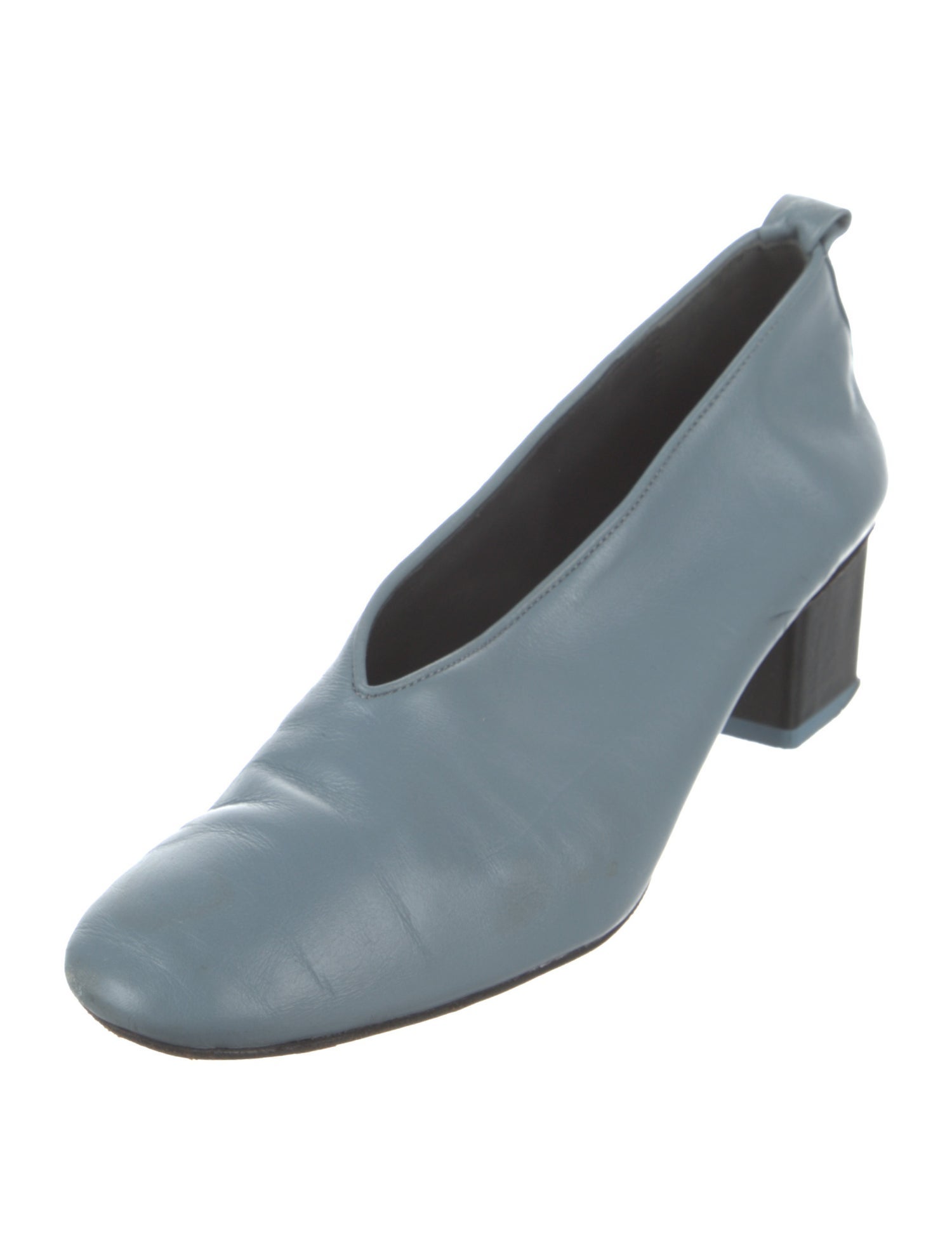 Gray Matters Leather Pumps