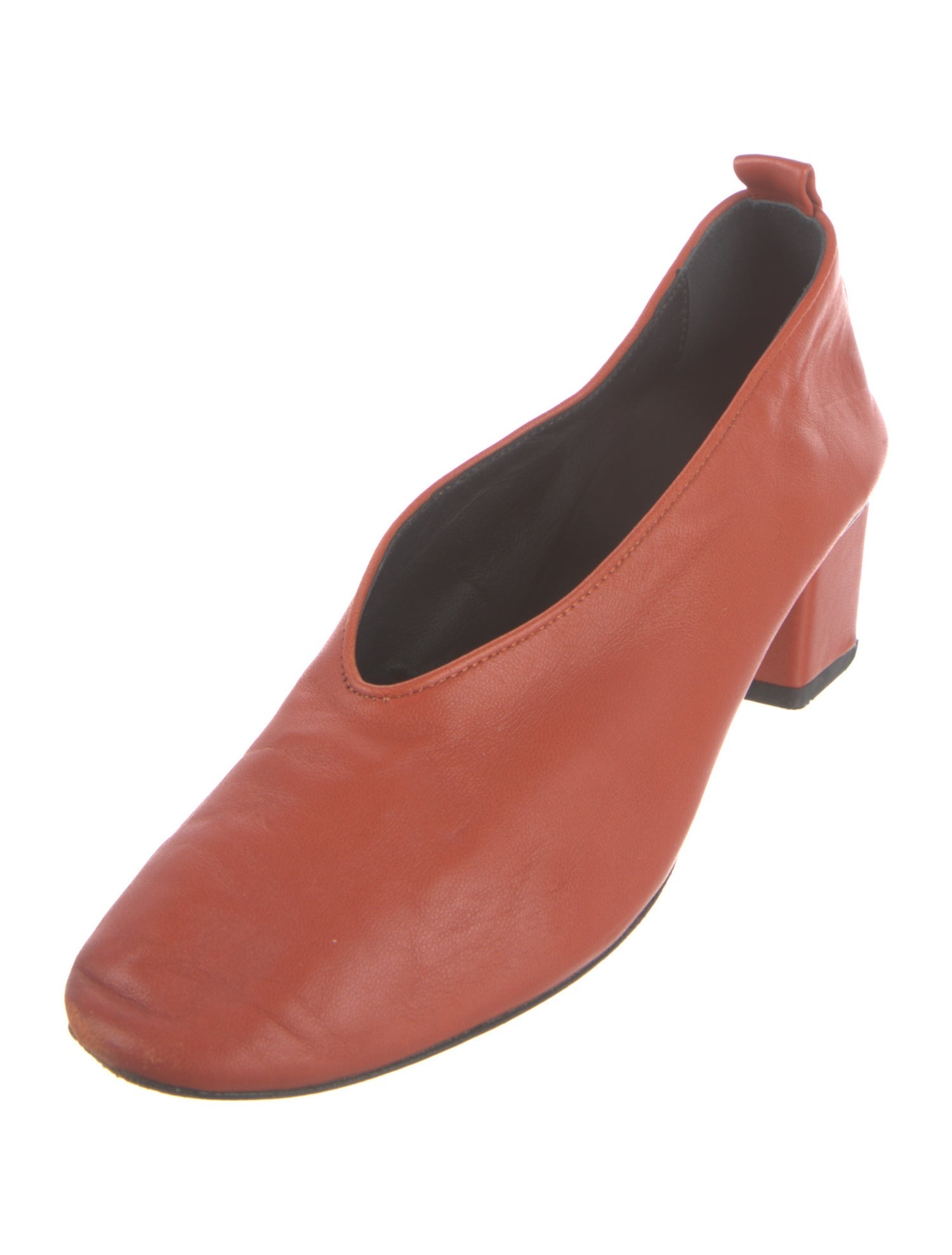 Gray Matters Leather Pumps