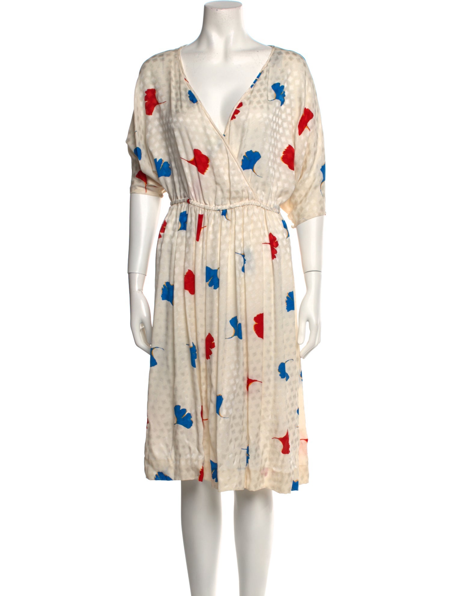 Garfinckel's Silk Midi Length Dress