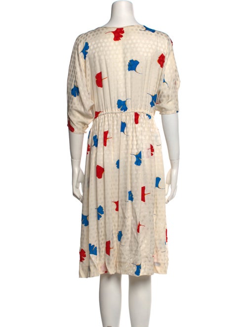 Garfinckel's Silk Midi Length Dress