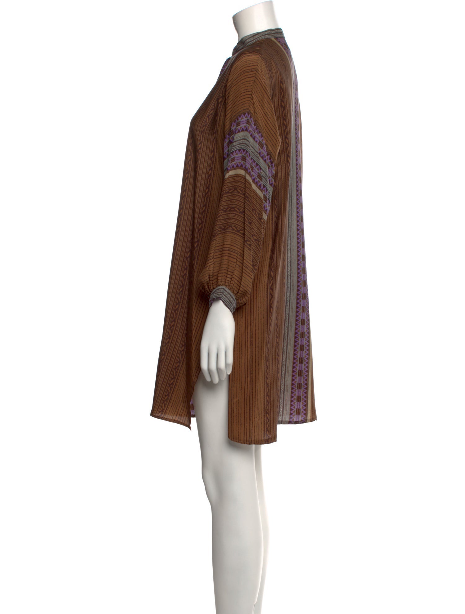 Garfinckel's Printed Mini Dress