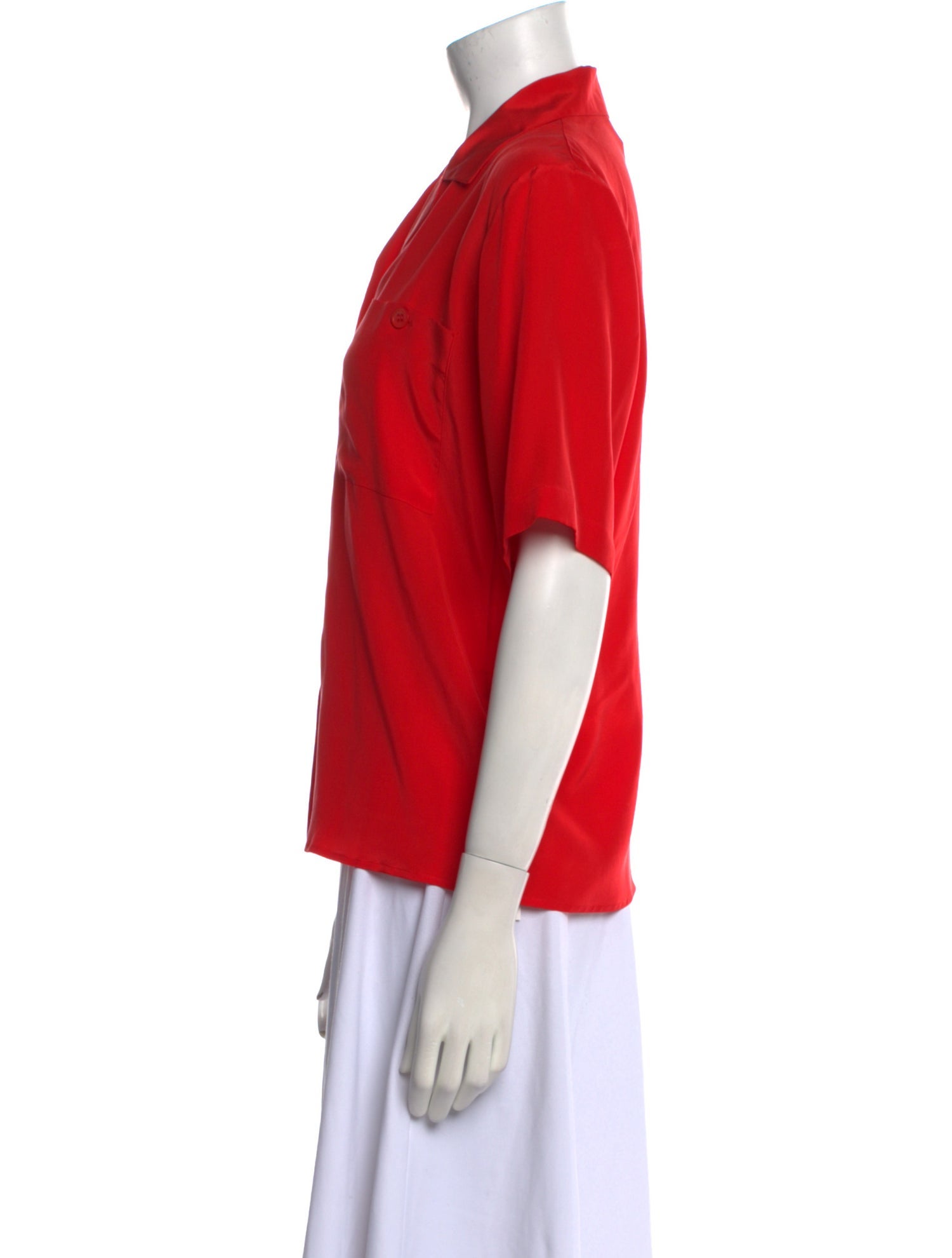 Garfinckel's Silk Short Sleeve Blouse w/ Tags