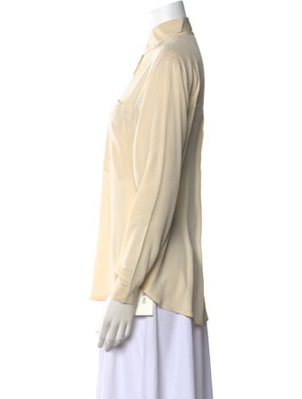 Garfinckel's Long Sleeve Button-Up Top