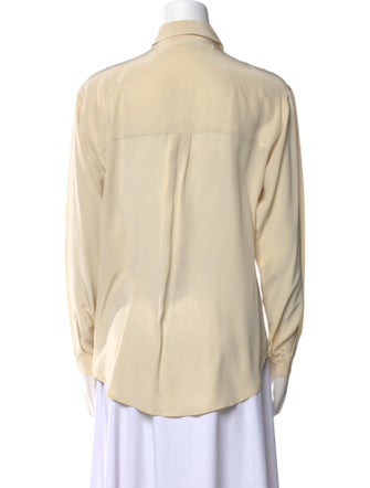 Garfinckel's Long Sleeve Button-Up Top