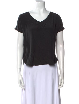 Garfinckel's Silk V-Neck T-Shirt