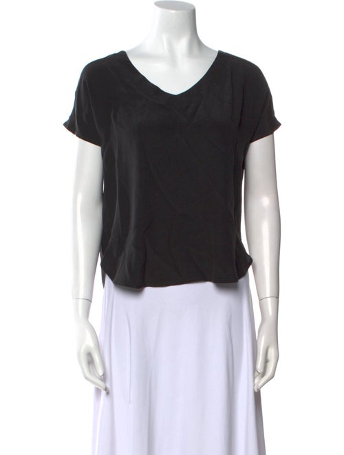 Garfinckel's Silk V-Neck T-Shirt