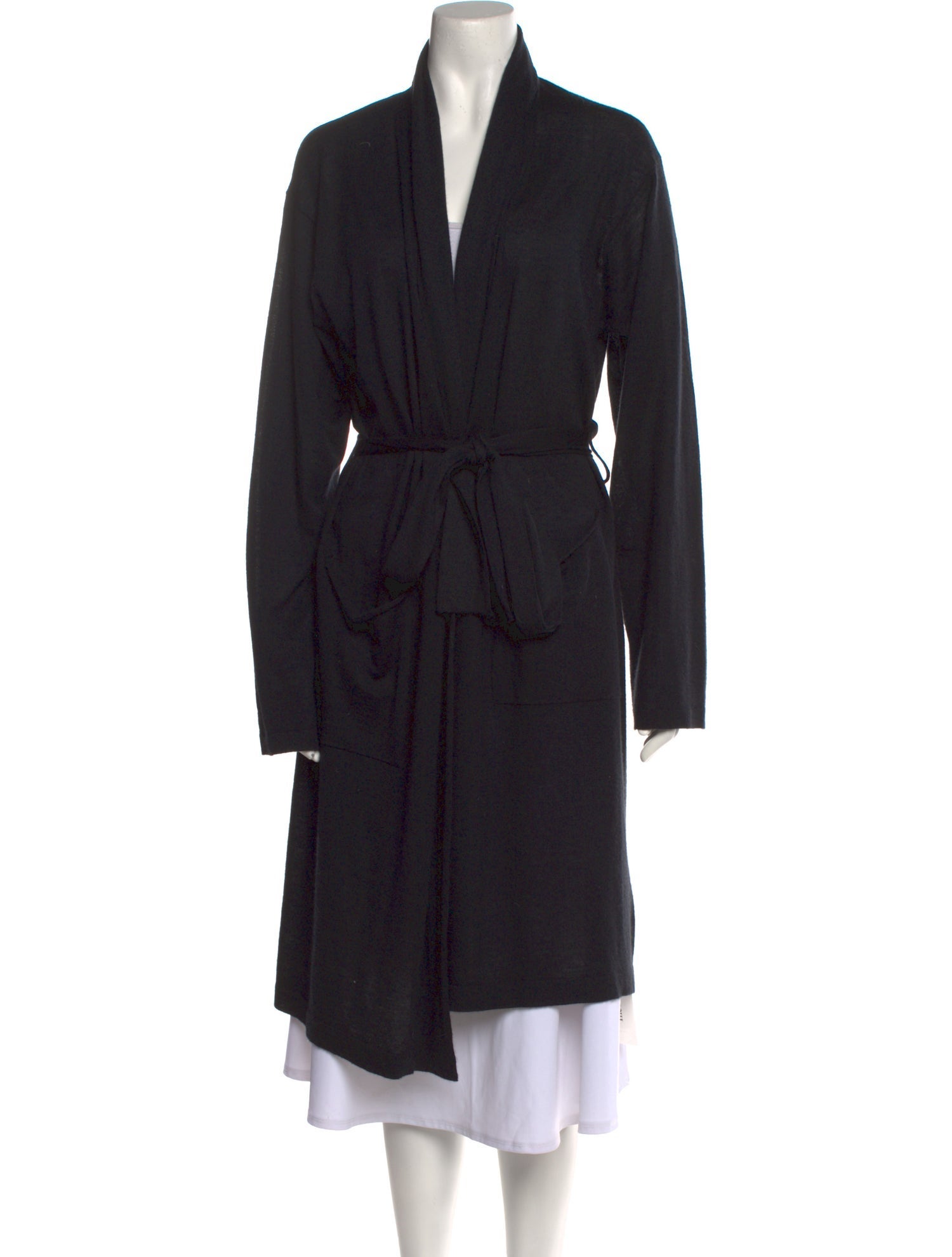 Guest in Residence Cashmere Plunge Neckline Sweater