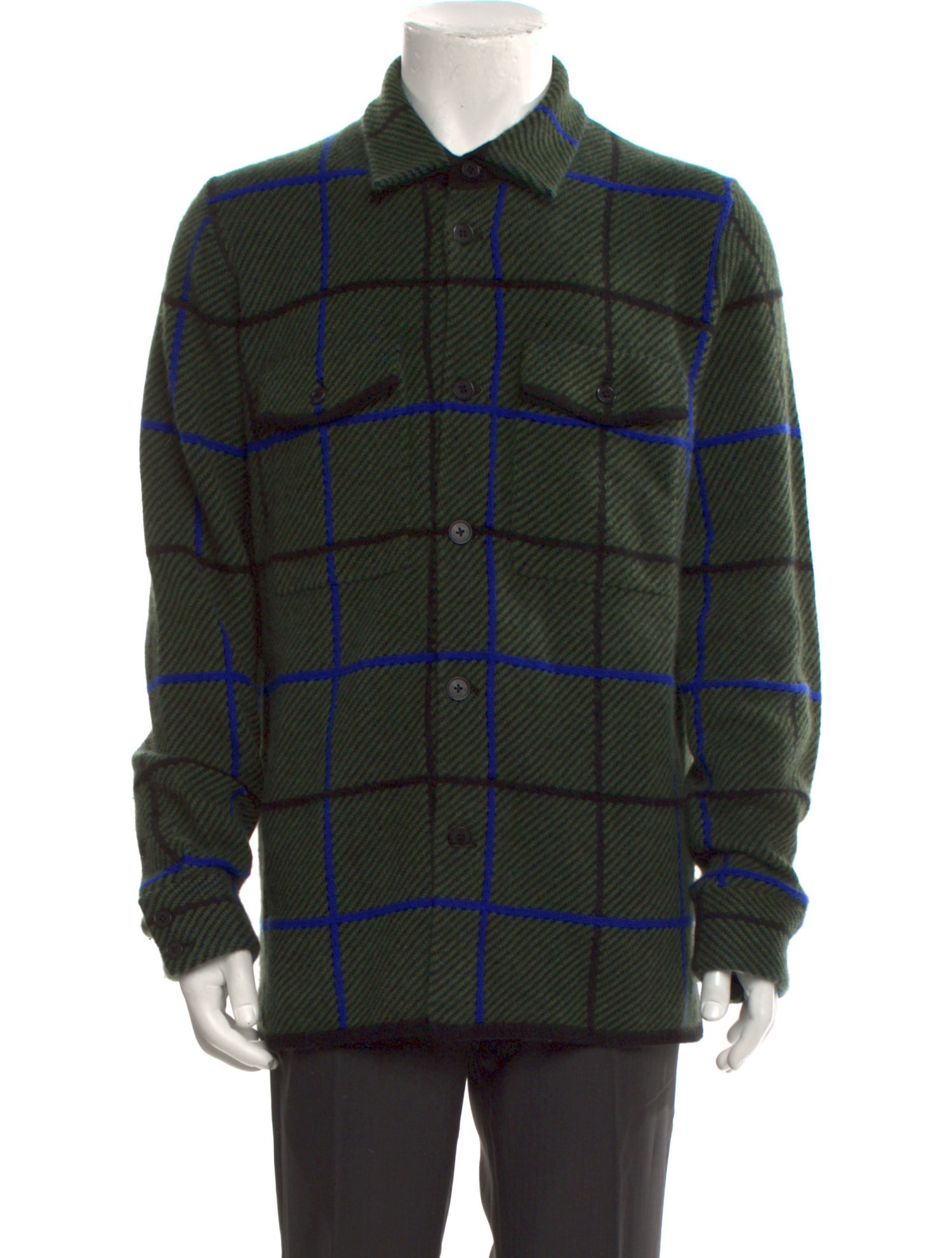 Guest in Residence Cashmere Plaid Print Shirt