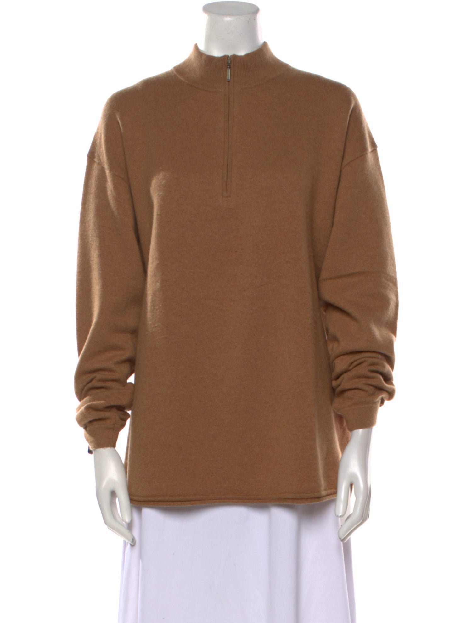 Guest in Residence Cashmere Mock Neck Sweater