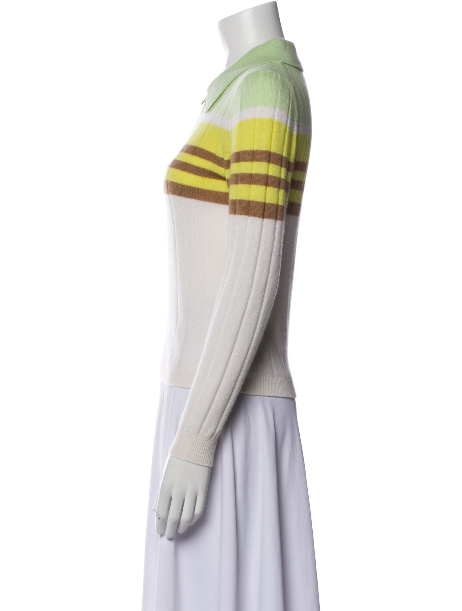 Guest in Residence Cashmere Striped Sweater