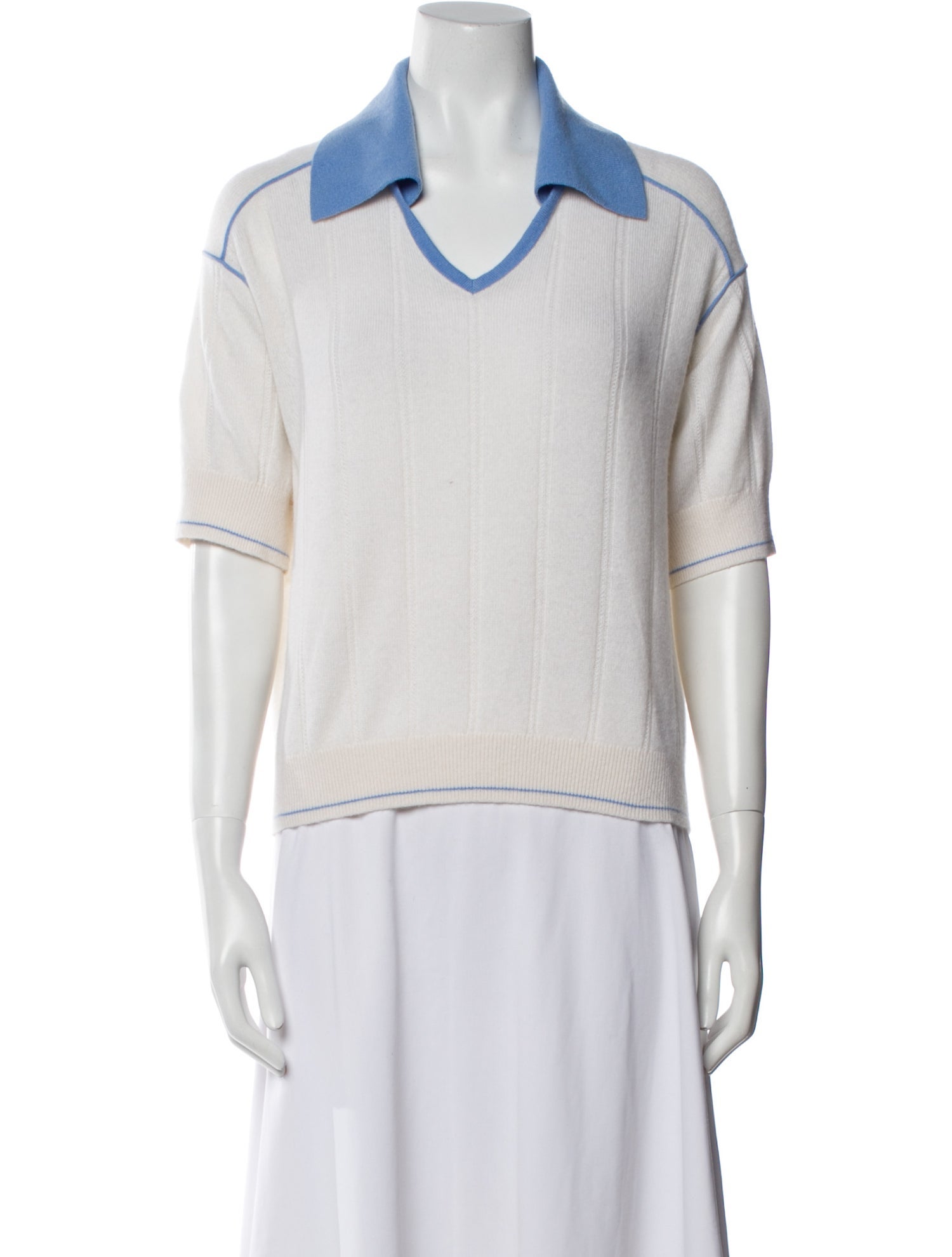 Guest in Residence Cashmere V-Neck Sweatshirt