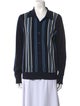 Guest in Residence Striped V-Neck Sweater
