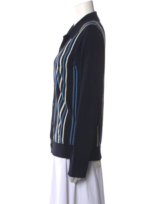 Guest in Residence Striped V-Neck Sweater