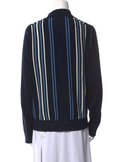 Guest in Residence Striped V-Neck Sweater
