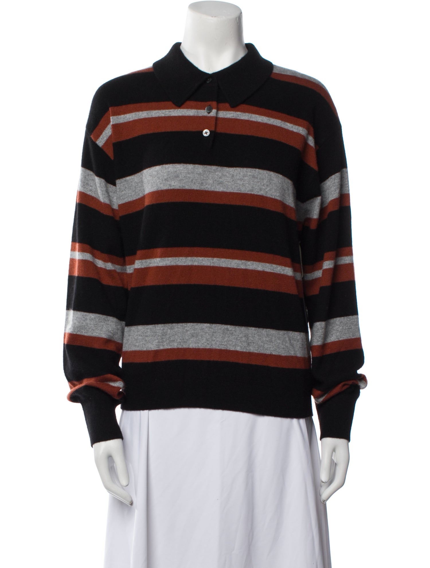 Guest in Residence Cashmere Striped Sweater w/ Tags