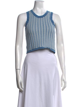 Guest in Residence Printed Crew Neck Sweater