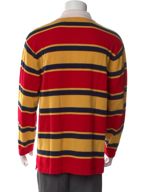 Guest in Residence Cashmere Striped Polo Sweater