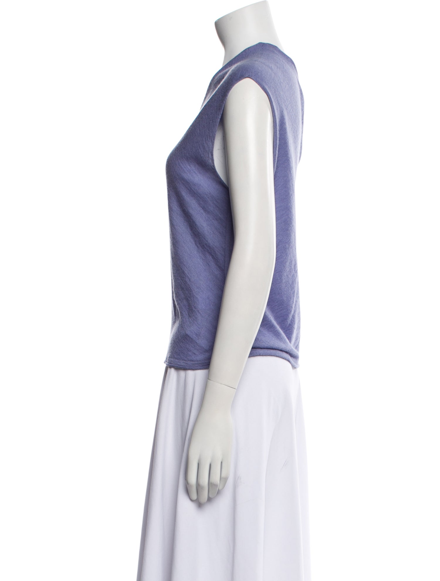Guest in Residence Cashmere One-Shoulder Top