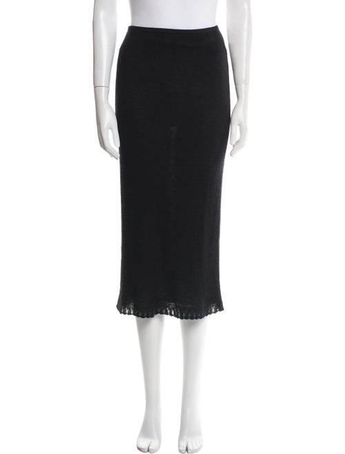 Guest in Residence Cashmere Midi Length Skirt