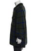 Guest in Residence Cashmere Plaid Print Cardigan