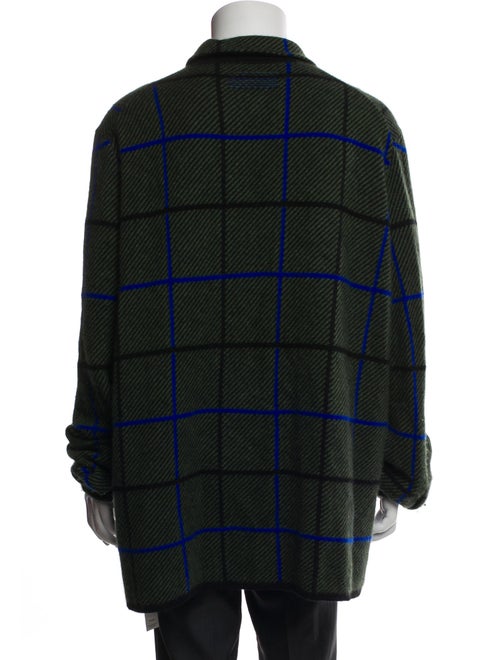 Guest in Residence Cashmere Plaid Print Cardigan