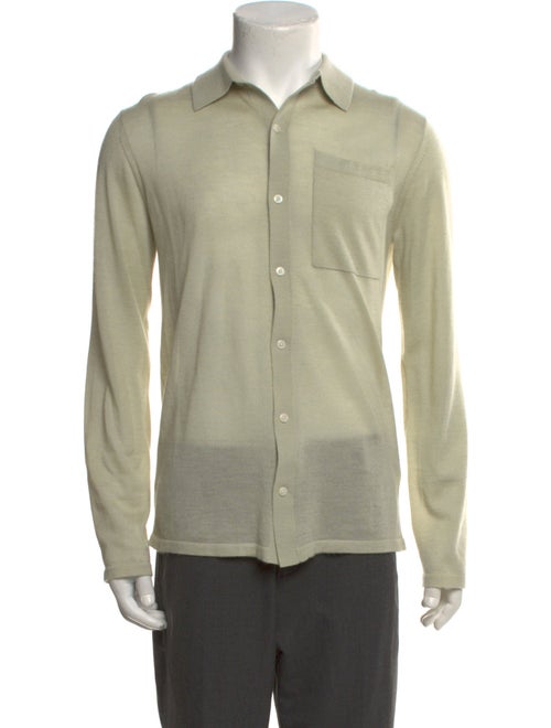 Guest in Residence Cashmere Collar Cardigan