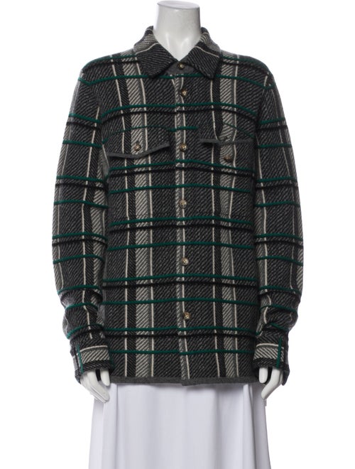 Guest in Residence Cashmere Plaid Print Sweater