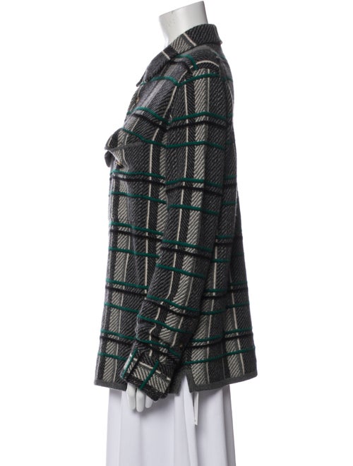 Guest in Residence Cashmere Plaid Print Sweater