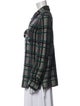 Guest in Residence Cashmere Plaid Print Sweater