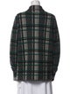 Guest in Residence Cashmere Plaid Print Sweater