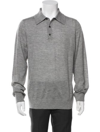 Guest in Residence Cashmere Collar Polo Shirt