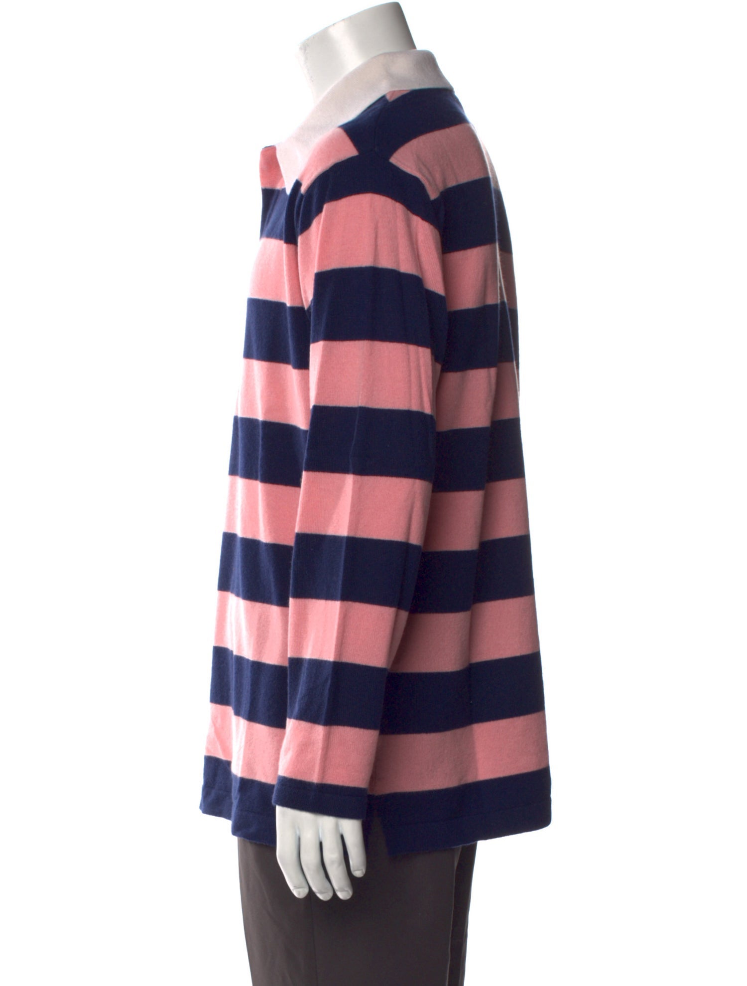 Guest in Residence Cashmere Striped Shirt