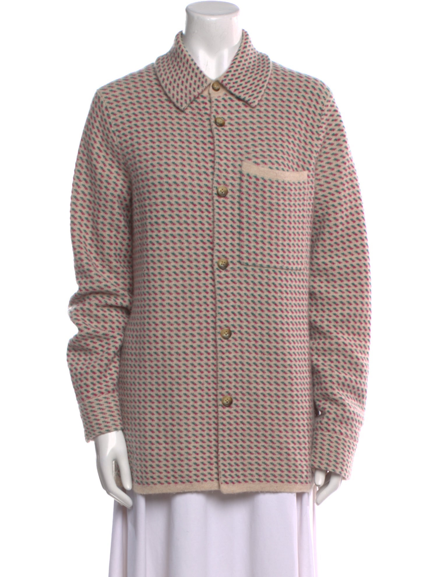 Guest in Residence Cashmere Printed Sweater