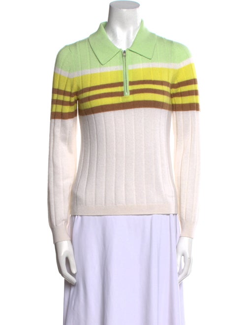 Guest in Residence Cashmere Striped Sweater