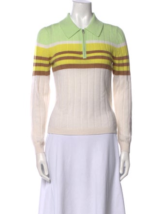 Guest in Residence Cashmere Striped Sweater