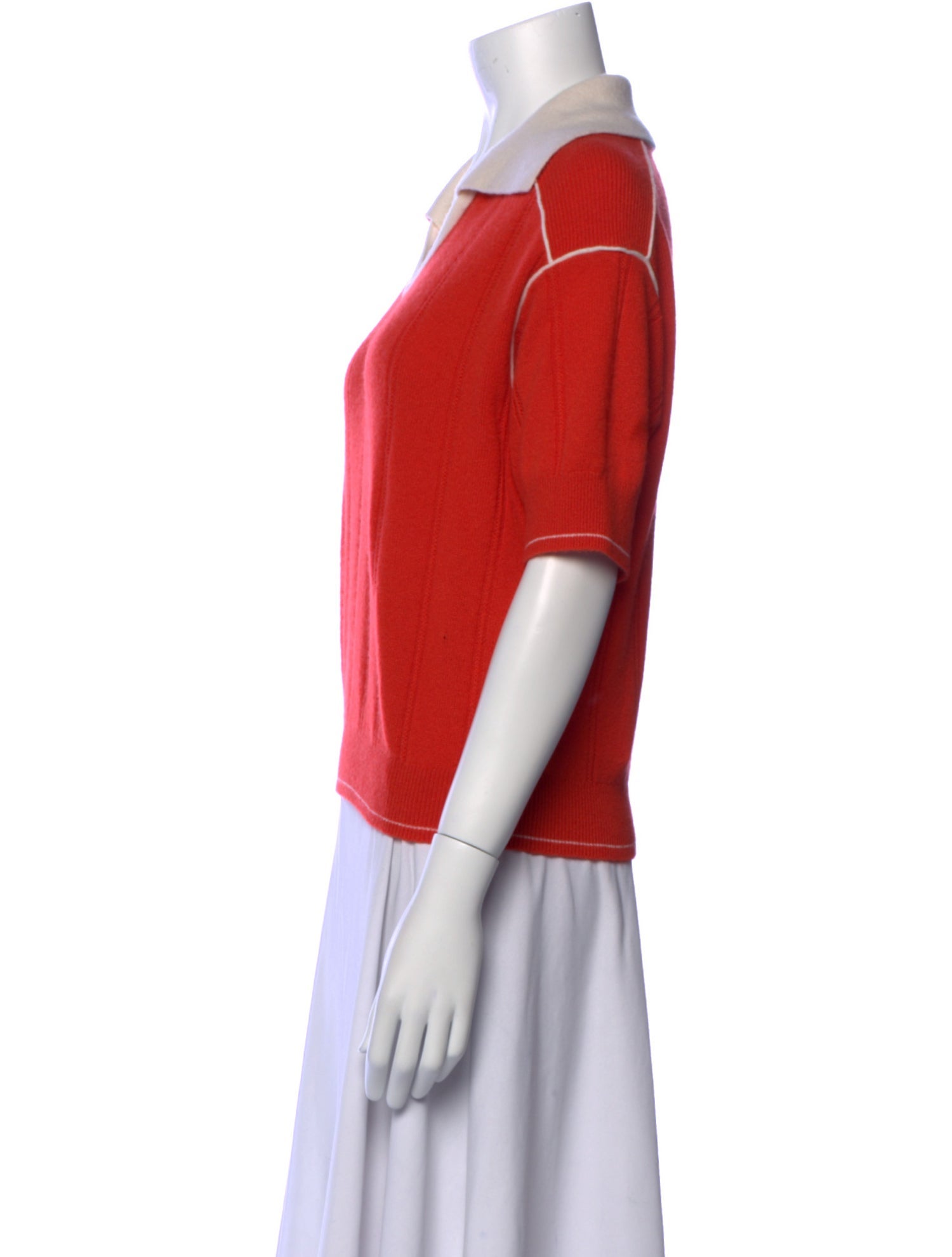 Guest in Residence Cashmere V-Neck Sweater w/ Tags