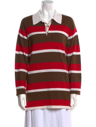 Guest in Residence Cashmere Striped Sweater