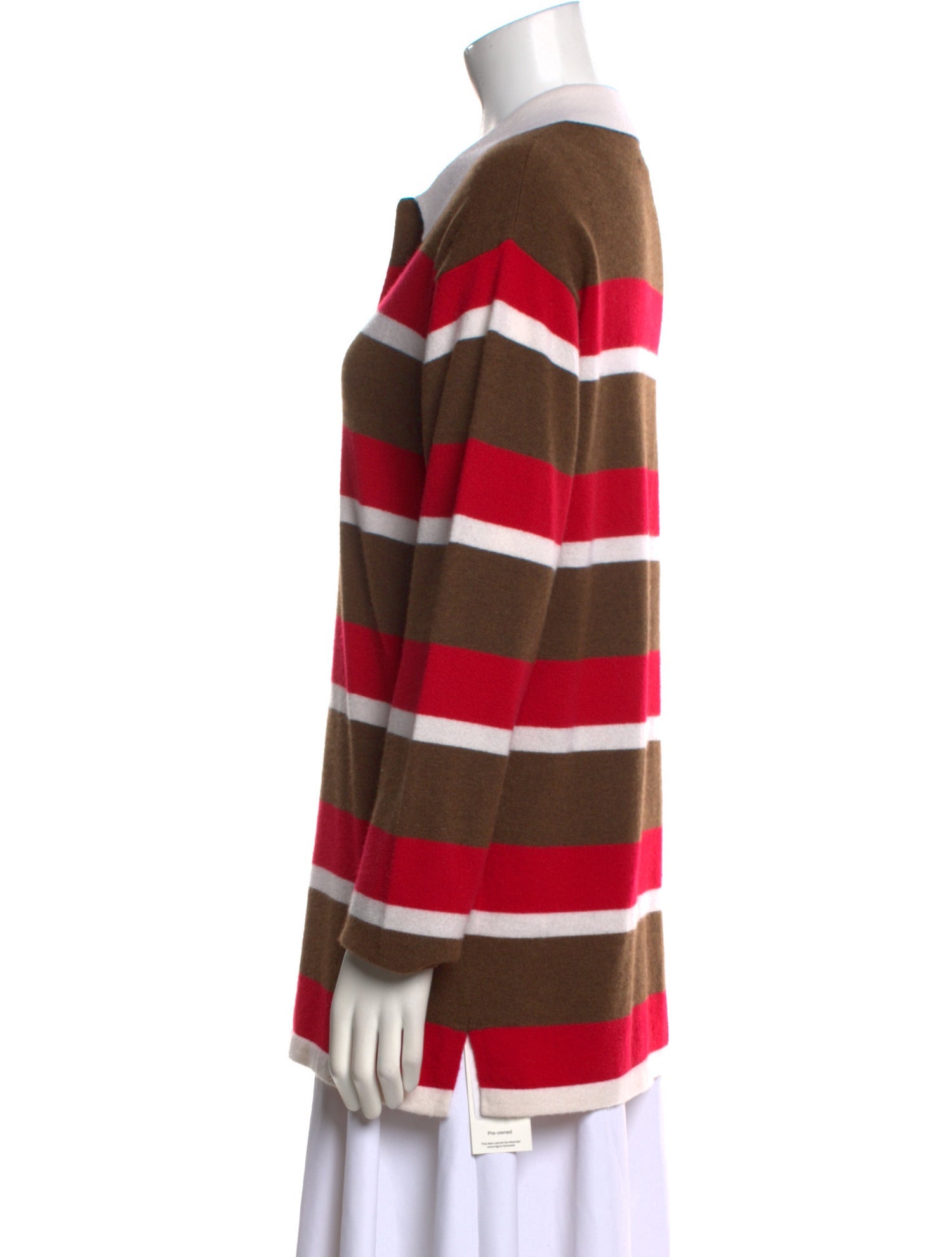 Guest in Residence Cashmere Striped Sweater