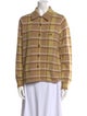 Guest in Residence Cashmere Plaid Print Sweater
