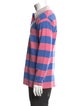 Guest in Residence Cashmere Striped Polo Shirt