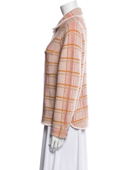 Guest in Residence Cashmere Plaid Print Blazer